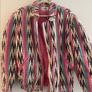 Isabel Marant Etoile Laustey Chevron Bomber Jacket (New)